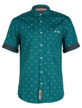 Tokyo Laundry Serene Patterned Shirt in blue