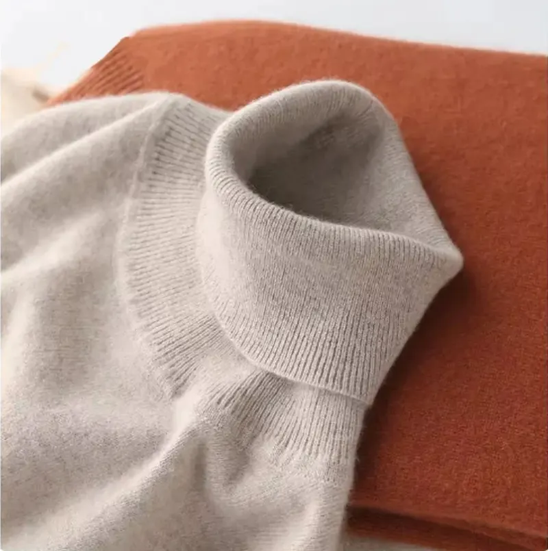 Turtleneck jumper men - Cosy turtleneck jumper in fine knit