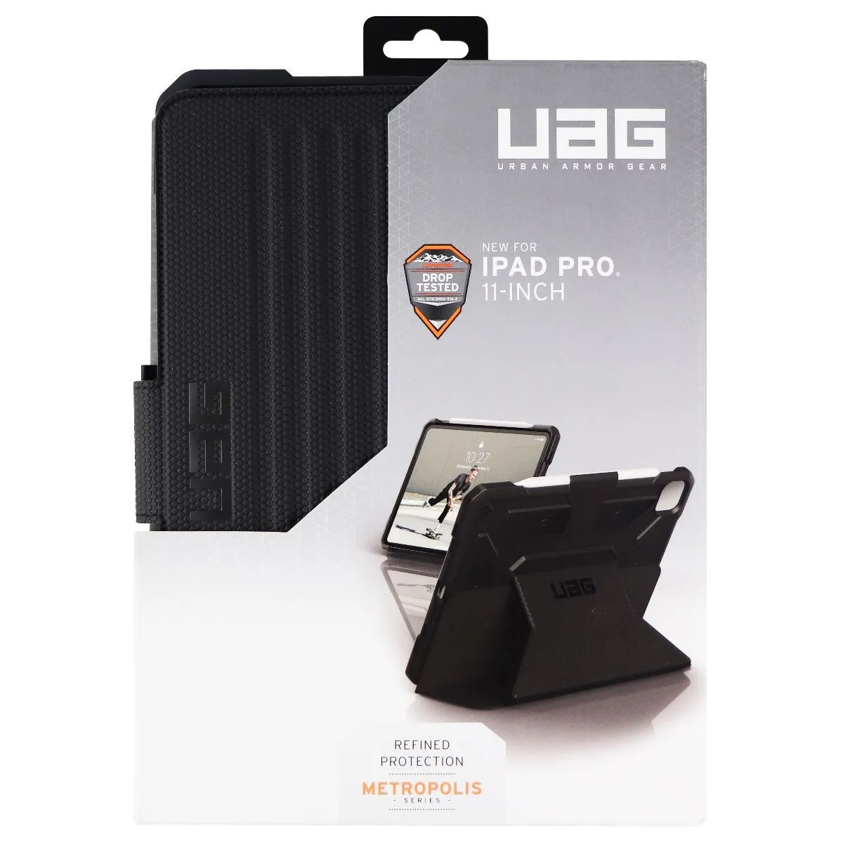 Urban Armor Gear Metropolis Case for Apple iPad Pro 11 (2nd Gen, 2020) - Black