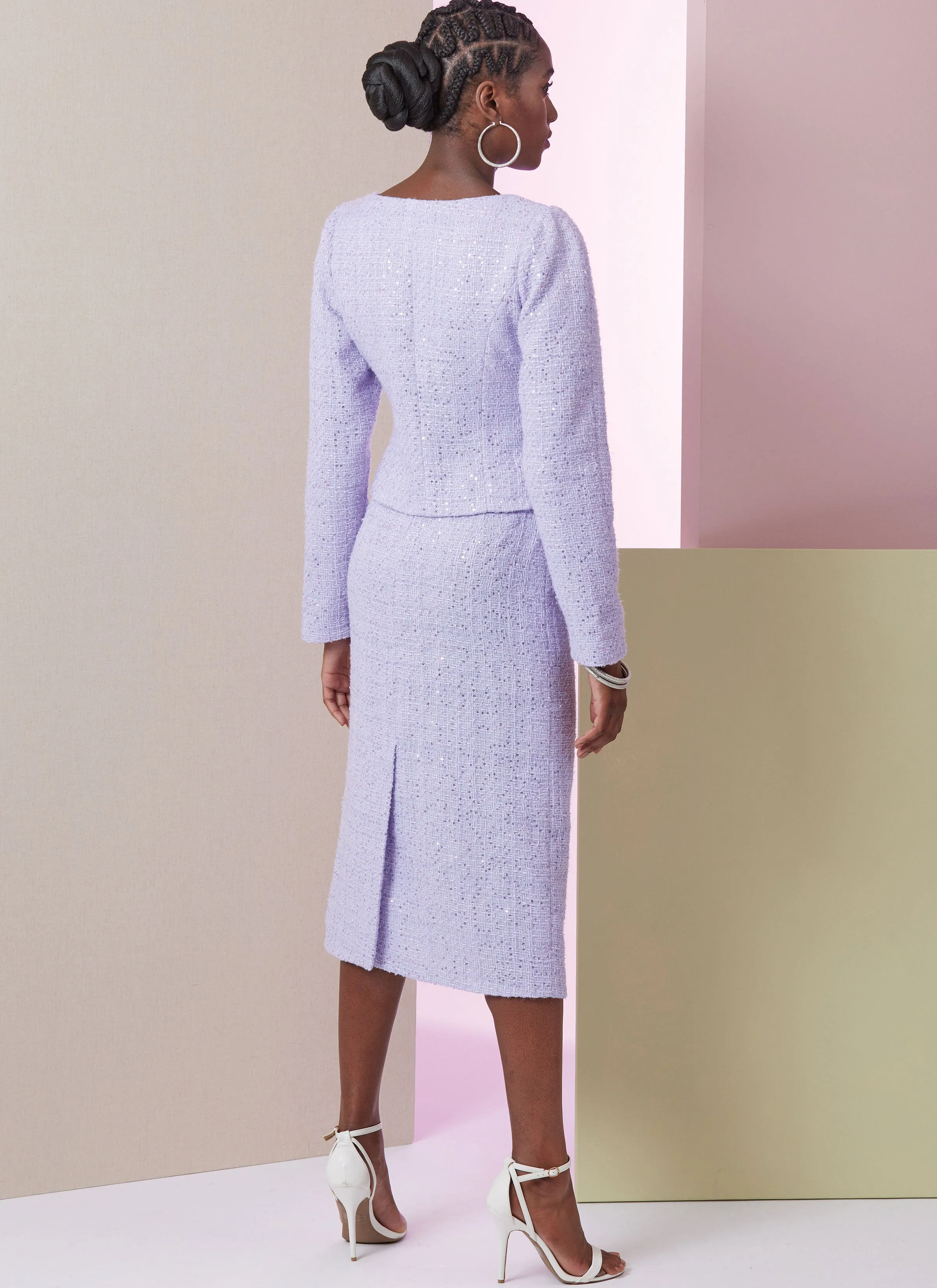 Vogue Sewing Pattern 2017 Skirt Suit / Trouser Suit Pattern