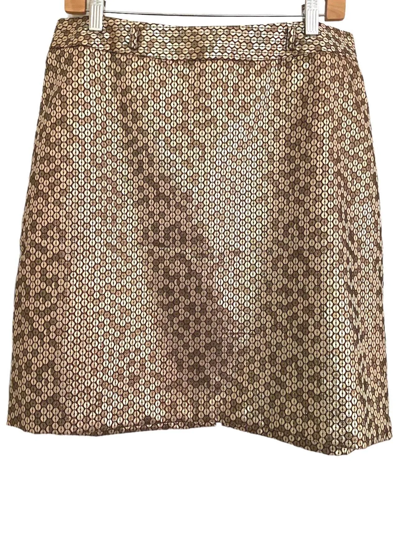 Warm Spring Shimmer Print Skirt