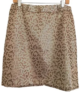Warm Spring Shimmer Print Skirt