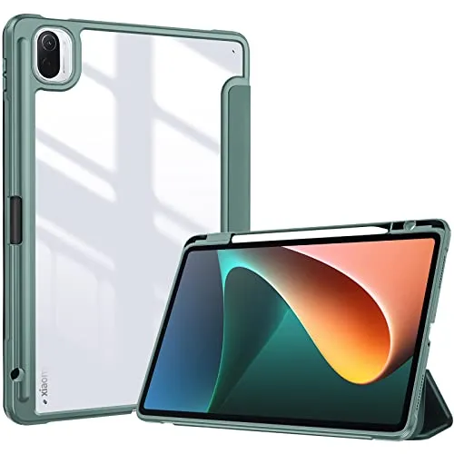 Xiaomi Pad 5/ Pad 5 Pro 11" Transparent Hard Back Case with Pen Holder | ProCase