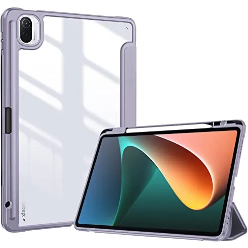 Xiaomi Pad 5/ Pad 5 Pro 11" Transparent Hard Back Case with Pen Holder | ProCase