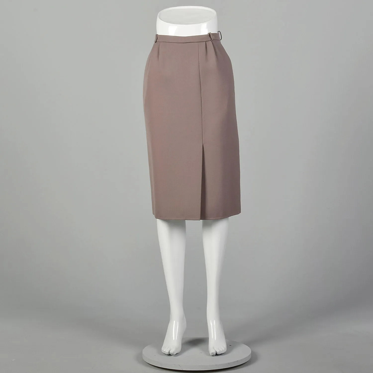 XS 1950s Taupe Pencil Skirt